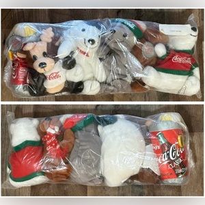 Collectors Coca-Cola bean bag plush (set of 6)